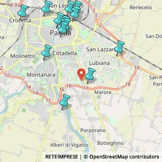 Mappa Via Marco Biagi, 43123 Parma PR, Italia (2.81429)