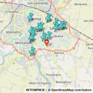 Mappa Via Marco Biagi, 43123 Parma PR, Italia (1.70625)