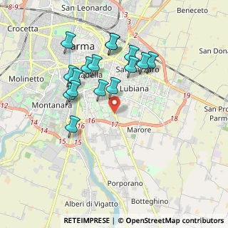 Mappa Strada Comunale Santa Margherita, 43123 Parma PR, Italia (1.78063)
