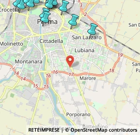 Mappa C.C.Eurosia Largo Boatti 21 A, 43123 Parma PR, Italia (3.40375)