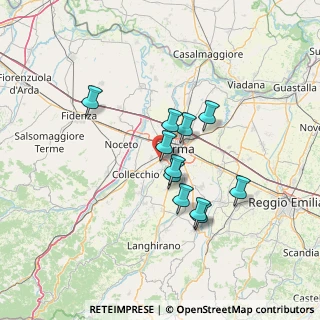 Mappa Strada Tronchi, 43125 Parma PR, Italia (10.80909)