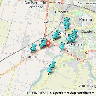 Mappa Strada Tronchi, 43125 Parma PR, Italia (1.594)