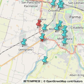Mappa Strada Tronchi, 43125 Parma PR, Italia (2.23385)