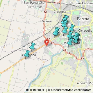 Mappa Strada Tronchi, 43125 Parma PR, Italia (2.243)
