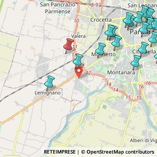 Mappa Strada Tronchi, 43125 Parma PR, Italia (3.4145)