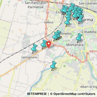 Mappa Strada Tronchi, 43125 Parma PR, Italia (2.6845)
