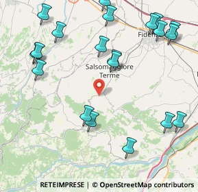 Mappa Case Rossi, 43039 Salsomaggiore Terme PR, Italia (10.527)