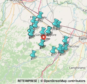 Mappa Case Rossi, 43039 Salsomaggiore Terme PR, Italia (11.1465)