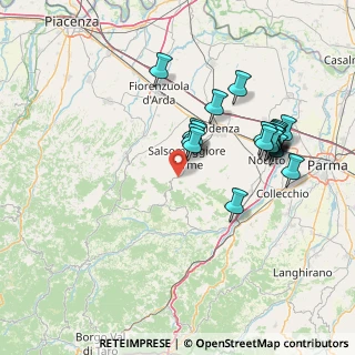 Mappa Case Rossi, 43039 Salsomaggiore Terme PR, Italia (14.9305)