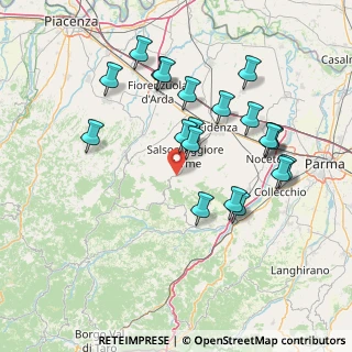 Mappa Case Rossi, 43039 Salsomaggiore Terme PR, Italia (15.22)
