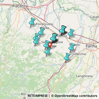 Mappa Case Rossi, 43039 Salsomaggiore Terme PR, Italia (10.11556)
