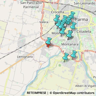 Mappa Str. Tronchi, 43125 Parma PR, Italia (2.08438)