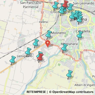 Mappa Str. Tronchi, 43125 Parma PR, Italia (2.837)