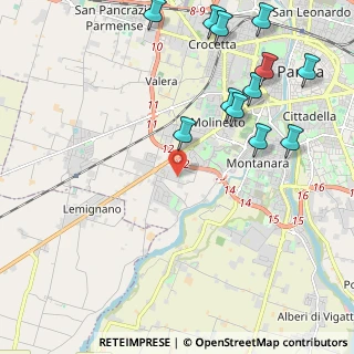 Mappa Str. Tronchi, 43125 Parma PR, Italia (2.69333)
