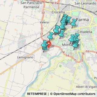 Mappa Str. Tronchi, 43125 Parma PR, Italia (1.9035)