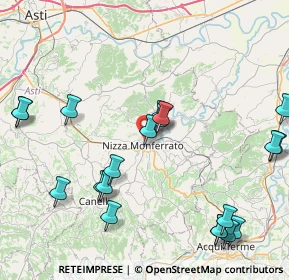 Mappa Via Val Sesia, 14049 Nizza Monferrato AT, Italia (10.058)