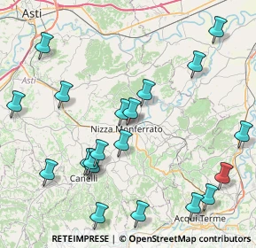 Mappa Via Val Sesia, 14049 Nizza Monferrato AT, Italia (9.7955)