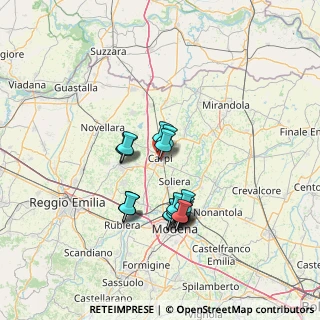 Mappa Viale Nicolò Biondo, 41012 Carpi MO, Italia (12.103)
