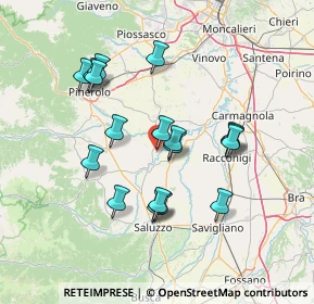 Mappa Via IV Novembre, 10068 Villafranca Piemonte TO, Italia (13.26833)
