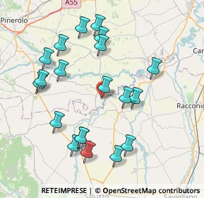 Mappa Via IV Novembre, 10068 Villafranca Piemonte TO, Italia (8.199)