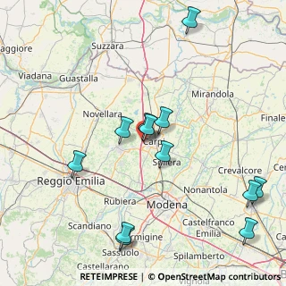 Mappa Via Ampere, 41012 Carpi MO, Italia (17.8925)