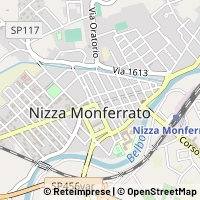 Mapa Nizza Monferrato