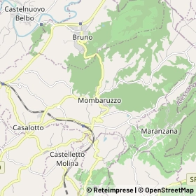 Mappa Mombaruzzo