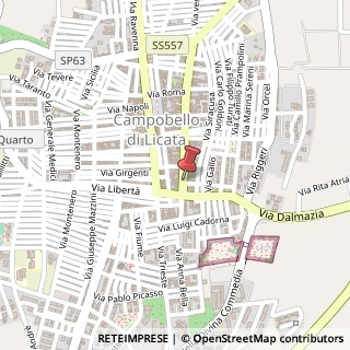 Mappa Via Giuseppe Garibaldi, 409, 92023 Campobello di Licata, Agrigento (Sicilia)