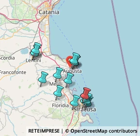 Mappa C.da Cozzo delle Forche, 96011 Augusta SR, Italia (15.12125)