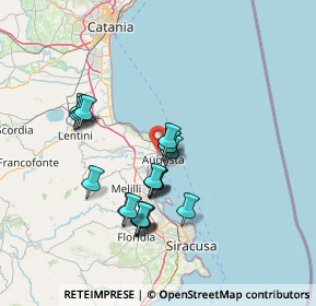 Mappa C.da Cozzo delle Forche, 96011 Augusta SR, Italia (13.88)