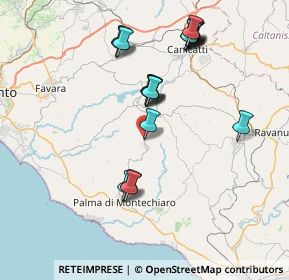 Mappa Camastra, 92020 Camastra AG, Italia (8.5735)