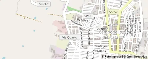 Mappa Campobello di Licata