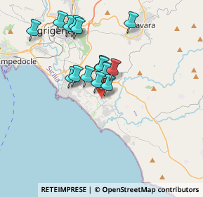 Mappa Via Francesco Canta, 92100 Agrigento AG, Italia (3.40625)