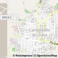 Karte Campobello di Licata