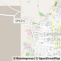 Hartă Campobello di Licata