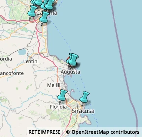 Mappa Contrada Pezzagrande, 96011 Augusta SR, Italia (23.54684)