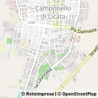 Kaart Campobello di Licata