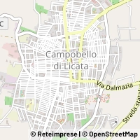 Térkép Campobello di Licata