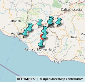 Mappa Via Padre Cusmano, 92020 Camastra AG, Italia (10.9175)
