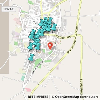 Mappa Via Caduti in Tempo di Pace, 92023 Campobello di Licata AG, Italia (0.459)