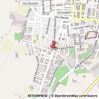 Mappa Via Antonio Fogazzaro, 1, 92023 Campobello di Licata, Agrigento (Sicilia)