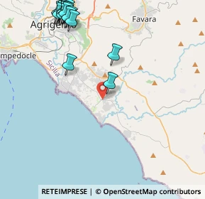 Mappa Via Farag, 92100 Agrigento AG, Italia (6.612)