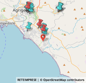 Mappa Via Farag, 92100 Agrigento AG, Italia (5.345)