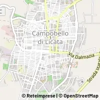 地図 Campobello di Licata