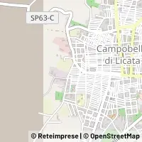 Mapa Campobello di Licata