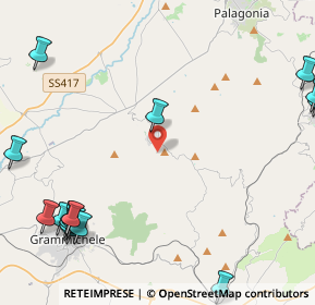 Mappa Via Malia, 95044 Mineo CT, Italia (7.6965)