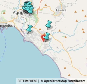 Mappa Via Luigi Sacco, 92100 Agrigento AG, Italia (6.2425)