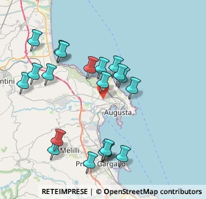 Mappa Contrada Vignali, 96011 Augusta SR, Italia (8.92)