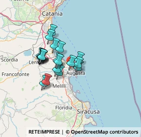 Mappa Contrada Vignali, 96011 Augusta SR, Italia (11.378)