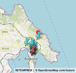 Mappa Via Ludovico Ariosto, 96011 Augusta SR, Italia (1.8615)